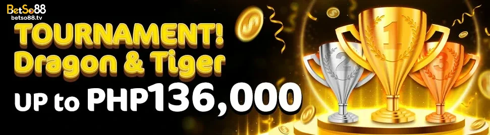 BetSo88 Dragon and Tiger Tournament, promotion period is 2022/04/22 ~ 2026/05/31.