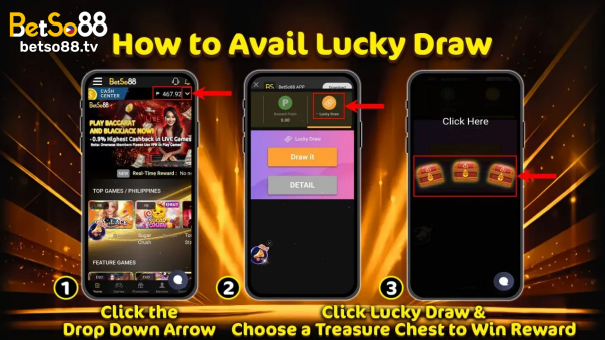 How to avail lucky draws?