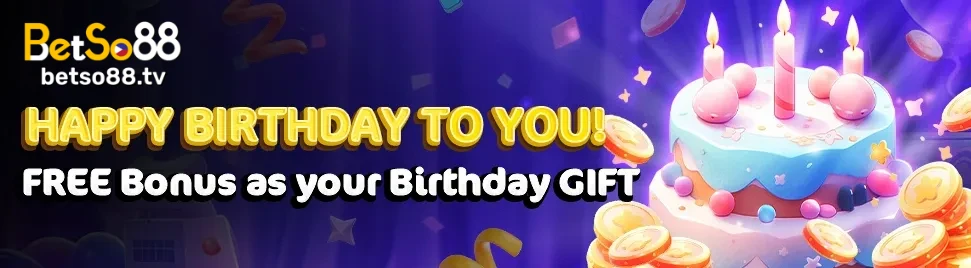 ✔️VIP3 to VIP14 can receive birthday bonus