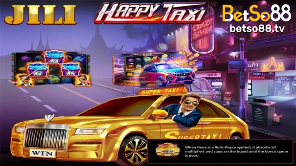 JILI Happy Taxi controls, layout and symbols